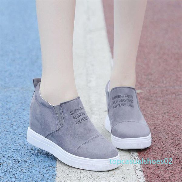 ecn womens wedge shoes 2019 spring utumn high heel ladies platform increasing shoes elastic band fashion casual footwear t02, Black
ecn womens wedge shoes 2019 spring utumn high heel ladies platform increasing shoes elastic band fashion casual footwear t02, Black