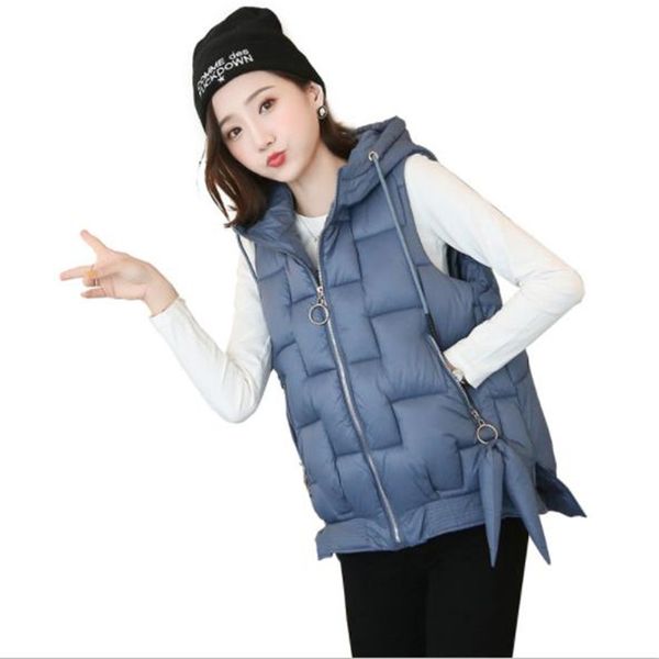women winter vest 2019 new creative women short waistcoat hooded slim sleeveless autumn warm vest female winter clothing m012, Black;white
women winter vest 2019 new creative women short waistcoat hooded slim sleeveless autumn warm vest female winter clothing m012, Black;white