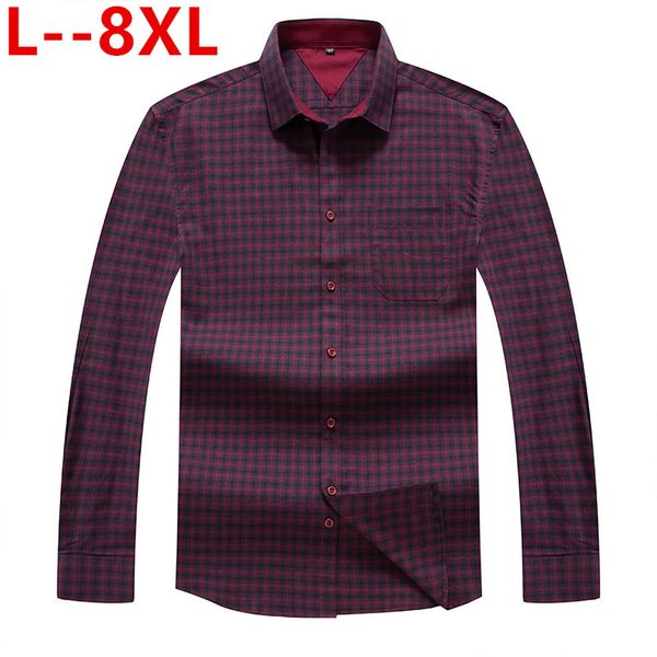 plus 8xl 6xl 5xl men plaid shirt cotton spring autumn casual long sleeve shirt soft comfort slim fit styles brand man clothes, White;black
plus 8xl 6xl 5xl men plaid shirt cotton spring autumn casual long sleeve shirt soft comfort slim fit styles brand man clothes, White;black