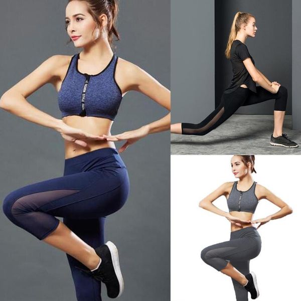 women fashion fitness clothes set solid color sports, casual bra capris pants 2-pieces all seasons set, White;black
women fashion fitness clothes set solid color sports, casual bra capris pants 2-pieces all seasons set, White;black
