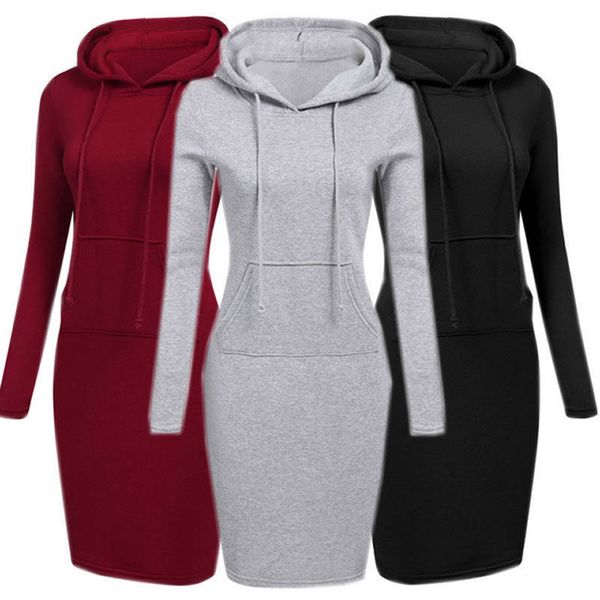 designer sweatshirt women clothing hooded hoodie dress women 2019 autumn winter sweatshirts hoodies pockets sweatshirt pullovers dresses, Black
designer sweatshirt women clothing hooded hoodie dress women 2019 autumn winter sweatshirts hoodies pockets sweatshirt pullovers dresses, Black