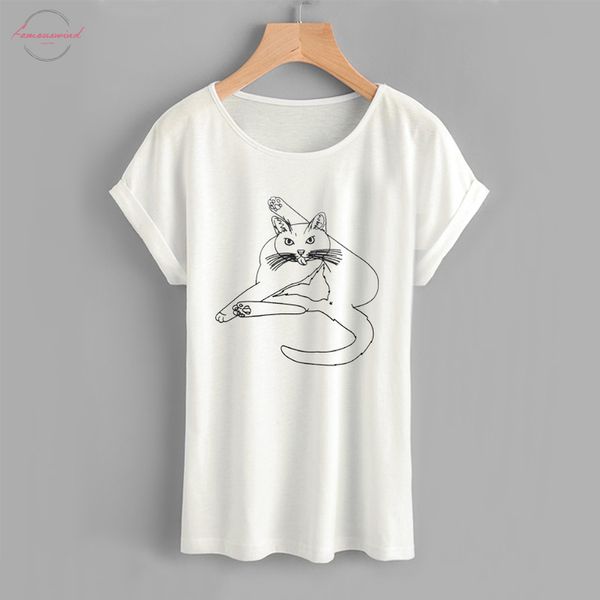 2020 new womens t shirts fashion funny cat licking butt tee feminist 100% pure cotton tshirt funny shirt tees womens shirt, White
2020 new womens t shirts fashion funny cat licking butt tee feminist 100% pure cotton tshirt funny shirt tees womens shirt, White