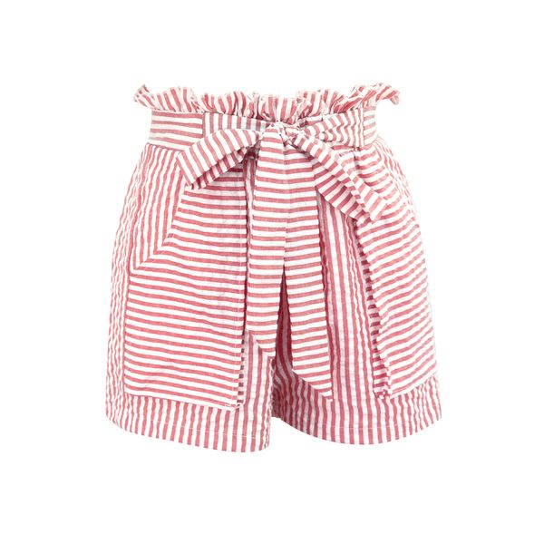 summer high waist shorts for women casual ladies polyester striped thin fashion shorts with waistband female clothing, White;black
summer high waist shorts for women casual ladies polyester striped thin fashion shorts with waistband female clothing, White;black