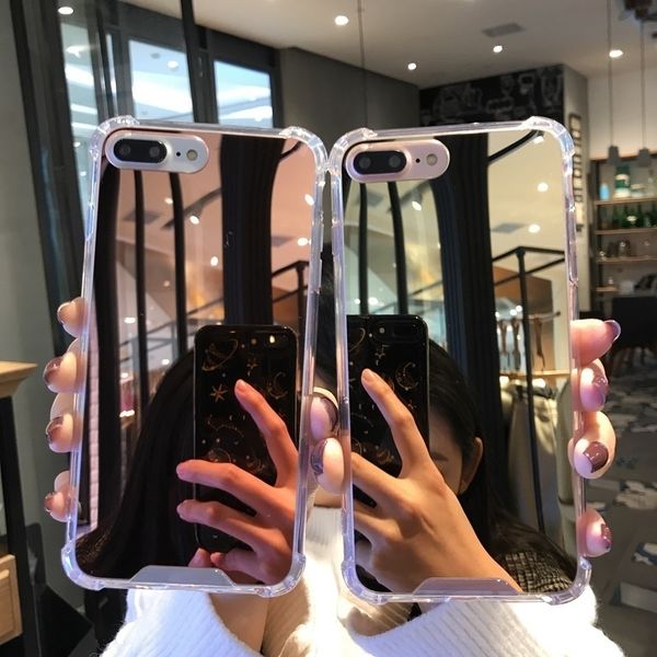 luxury clear makeup mirror back cover soft case for iphone x xs max xr 8 7 6 6s plus shockproof rubber crystal case for iphone 7
luxury clear makeup mirror back cover soft case for iphone x xs max xr 8 7 6 6s plus shockproof rubber crystal case for iphone 7