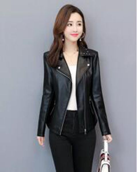 women europe and the united states spring and autumn business british new trend boutique slim large size short sheep leather coat 7778 m-4xl, Black
women europe and the united states spring and autumn business british new trend boutique slim large size short sheep leather coat 7778 m-4xl, Black