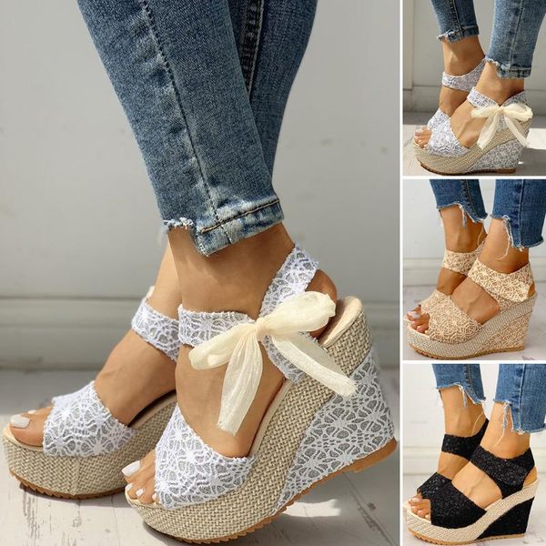 women's sandals ladies summer fashion platform wedges heel sandals floral flower lace-up shoes footwear beach shoes m140#, Black
women's sandals ladies summer fashion platform wedges heel sandals floral flower lace-up shoes footwear beach shoes m140#, Black
