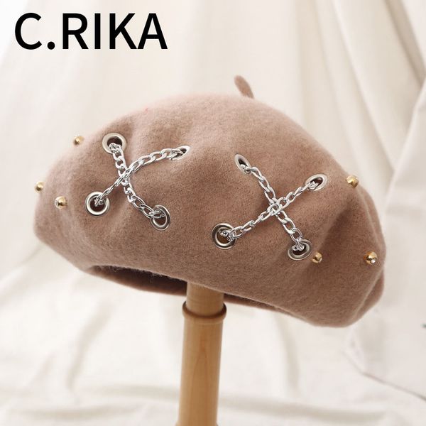2019 winter warm women fashion chain berets beanies female girls french hat beret hat baret gorras mujer bonnet painter caps, Blue;gray
2019 winter warm women fashion chain berets beanies female girls french hat beret hat baret gorras mujer bonnet painter caps, Blue;gray