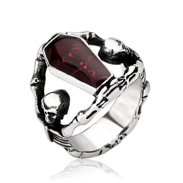 ska ring gothic anillos finger jewelry dropping glue vampire coffin skull 316 stainless steel rings for men dropshipping br8-101, Silver
ska ring gothic anillos finger jewelry dropping glue vampire coffin skull 316 stainless steel rings for men dropshipping br8-101, Silver