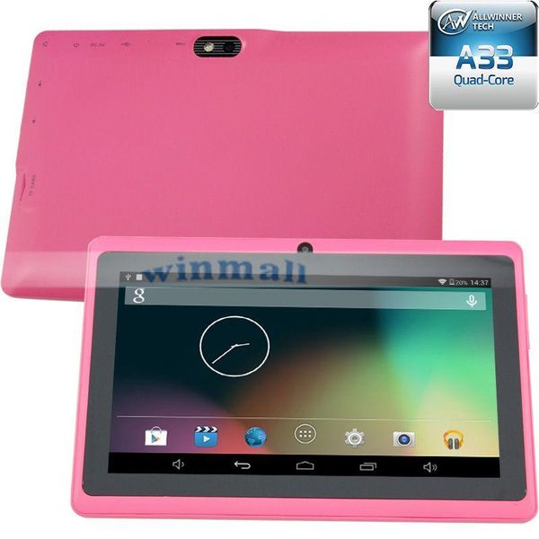 7-дюймовый 1024 * 600 экран A33 Quad Core Q88 Q8 планшетный ПК с двойной камерой фонарик Android 4.4 5
7-дюймовый 1024 * 600 экран A33 Quad Core Q88 Q8 планшетный ПК с двойной камерой фонарик Android 4.4 5