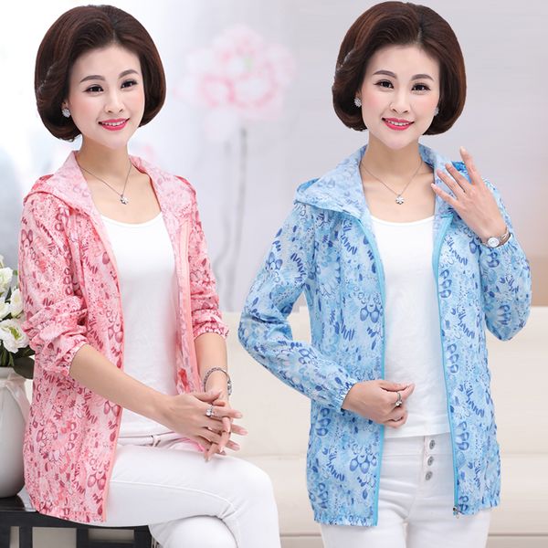 2019 spring middle aged women jacket fashion hooded print sun protection clothing female loose coat zipper windbreaker 1117, Tan;black
2019 spring middle aged women jacket fashion hooded print sun protection clothing female loose coat zipper windbreaker 1117, Tan;black