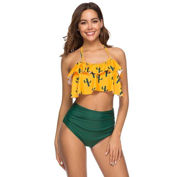 2019 Push up Swimwear Womens Bathing Sexy Halter Beach Print Floral Bikini Set High Waist Swimming
2019 Push up Swimwear Womens Bathing Sexy Halter Beach Print Floral Bikini Set High Waist Swimming