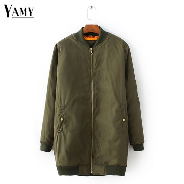 long coat women jacket winter spring army green black bomber jacket woman plus size streetwear korean outerwear womens, Black;brown
long coat women jacket winter spring army green black bomber jacket woman plus size streetwear korean outerwear womens, Black;brown