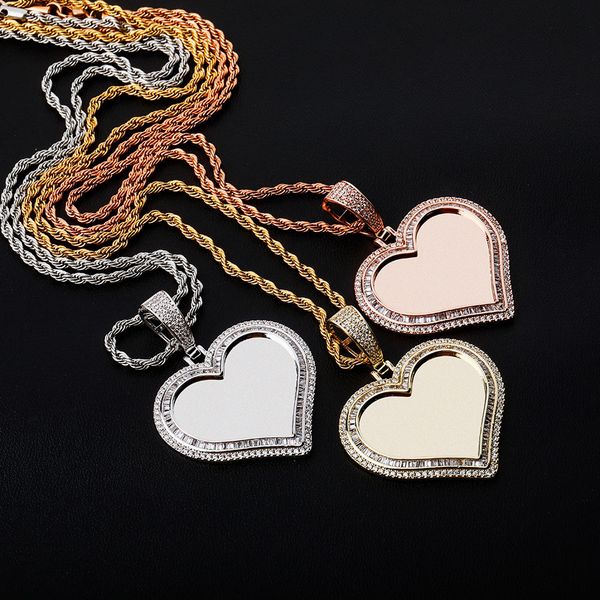 love heart p necklace luxury bling zircon 18k gold rhodium plated diy hip hop men women designer necklaces, Silver
love heart p necklace luxury bling zircon 18k gold rhodium plated diy hip hop men women designer necklaces, Silver