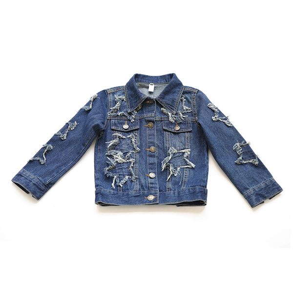 kids spring autumn toddler girl jacket denim coat teenagers children outwear five-pointed star broken hole clothes costume, Blue;gray
kids spring autumn toddler girl jacket denim coat teenagers children outwear five-pointed star broken hole clothes costume, Blue;gray