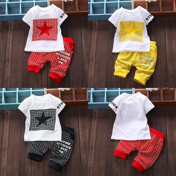 2pcs infant kid boys girl letter star print plaid +pants outfits clothes set girls clothes boys conjunto infantil, White
2pcs infant kid boys girl letter star print plaid +pants outfits clothes set girls clothes boys conjunto infantil, White