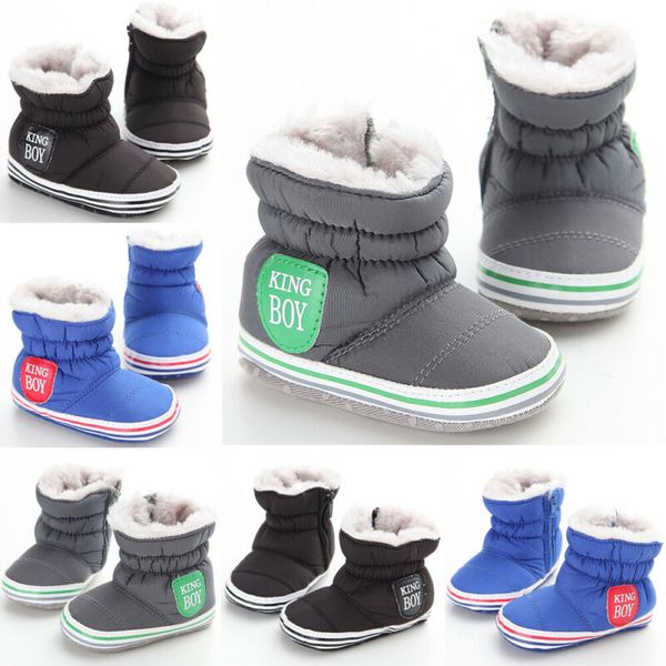 fashion toddler baby boys shoes non-slip soft crib sole shoes newborn kid babe winter warm plus velvet boots, Black;grey
fashion toddler baby boys shoes non-slip soft crib sole shoes newborn kid babe winter warm plus velvet boots, Black;grey