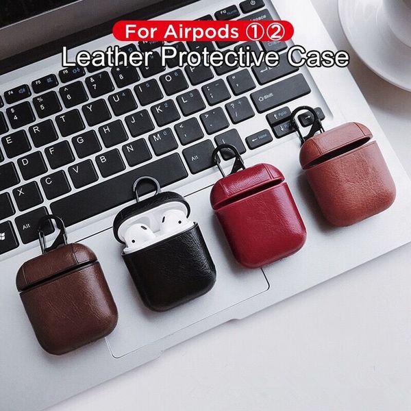 кожаный чехол для airpods pu + pc обложка дела для воздуха бобы bluetooth earpods наушники кожаный hook застежка брелок защитный чехол
кожаный чехол для airpods pu + pc обложка дела для воздуха бобы bluetooth earpods наушники кожаный hook застежка брелок защитный чехол