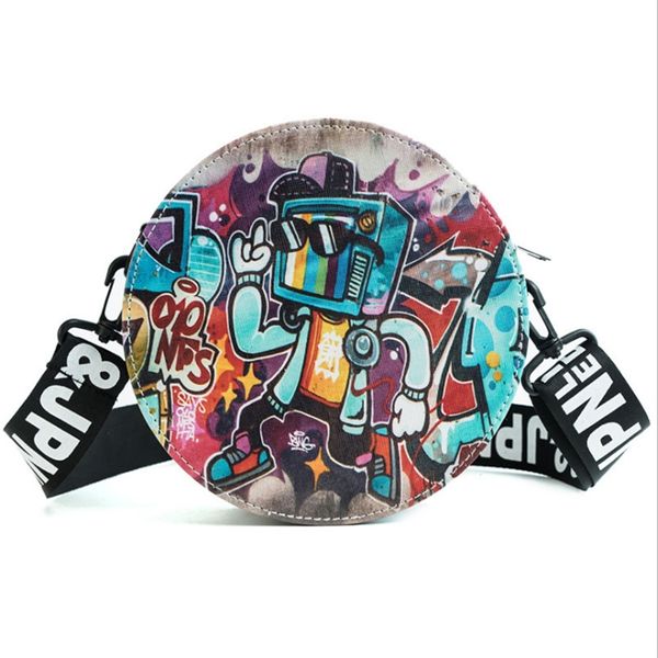 women's fashion graffiti bag letter crossbody handbags small round package girl hip hop printed shoulder mini pouch
women's fashion graffiti bag letter crossbody handbags small round package girl hip hop printed shoulder mini pouch
