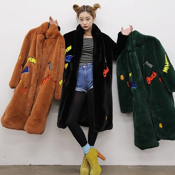 black long design over-the-knee casual trench eco-friendly all-match fur overcoat outerwear fall winter women faux fur coat
black long design over-the-knee casual trench eco-friendly all-match fur overcoat outerwear fall winter women faux fur coat