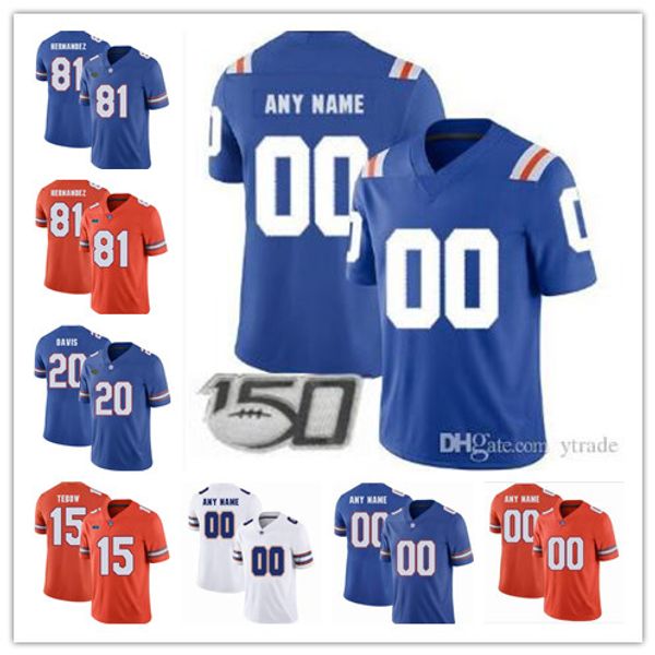 150th custom florida gators 81 aaron hernandez 14 emory jones 11 steve spurrier 6 jeff driskel tim tebow franks any name college jerseys, Black
150th custom florida gators 81 aaron hernandez 14 emory jones 11 steve spurrier 6 jeff driskel tim tebow franks any name college jerseys, Black