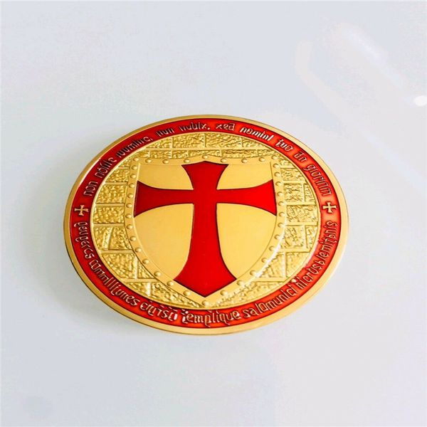 24k gold plated coin knights templar coin,soldier of christ deus vult special forces 20pcs/lot beautiful coin/token
24k gold plated coin knights templar coin,soldier of christ deus vult special forces 20pcs/lot beautiful coin/token