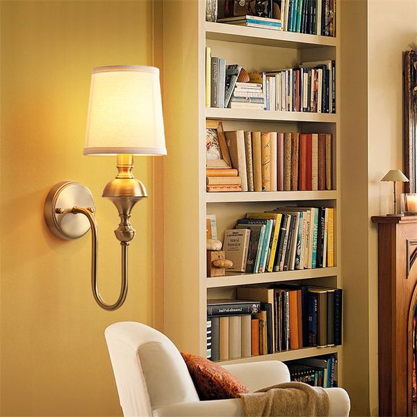 copper american fabric wall lamps for living room background wall lights nordic modern bedroom room bedside sconce fixtures
copper american fabric wall lamps for living room background wall lights nordic modern bedroom room bedside sconce fixtures