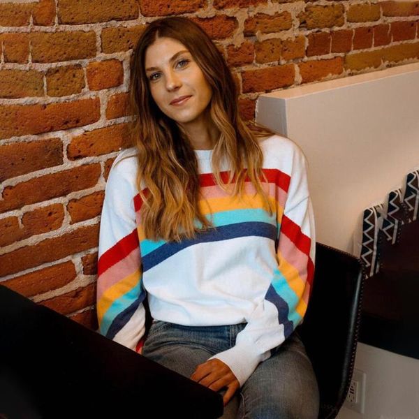sale rainbow female fashion basic hit sweaters casual regular 2020 round neck long sleeve patchwork women pullovers new d30, White;black
sale rainbow female fashion basic hit sweaters casual regular 2020 round neck long sleeve patchwork women pullovers new d30, White;black