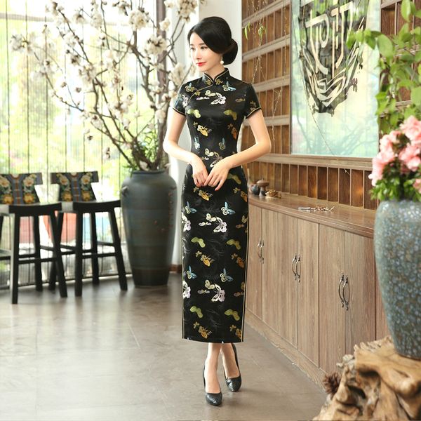 chinese vintage dresses women black long qi pao cheongsam black butterfly printing new pattern short sleeve tang costume modern, Red
chinese vintage dresses women black long qi pao cheongsam black butterfly printing new pattern short sleeve tang costume modern, Red