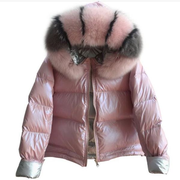 white duck down jackets women winter warm real big fur hooded coats overcoat female double side wear down jacket, Black
white duck down jackets women winter warm real big fur hooded coats overcoat female double side wear down jacket, Black