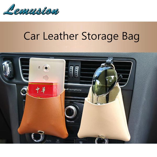 car-styling 1x car leather mobile phone pocket accesories air outlet storage bag for ford focus 2 megane toyota corolla
car-styling 1x car leather mobile phone pocket accesories air outlet storage bag for ford focus 2 megane toyota corolla