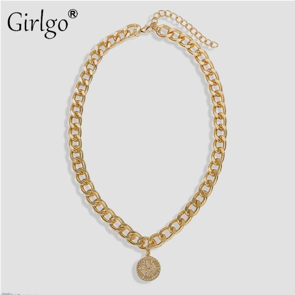 girlgo 2020 fashion necklaces for women gold color punk statement holiday collar choker necklaces jewelry party gifts wholesale, Silver
girlgo 2020 fashion necklaces for women gold color punk statement holiday collar choker necklaces jewelry party gifts wholesale, Silver