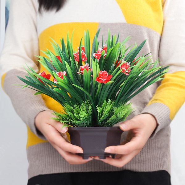 1 set artificial plant bonsai fake flower potted ornament home l garden decor gift artificial plants new
1 set artificial plant bonsai fake flower potted ornament home l garden decor gift artificial plants new