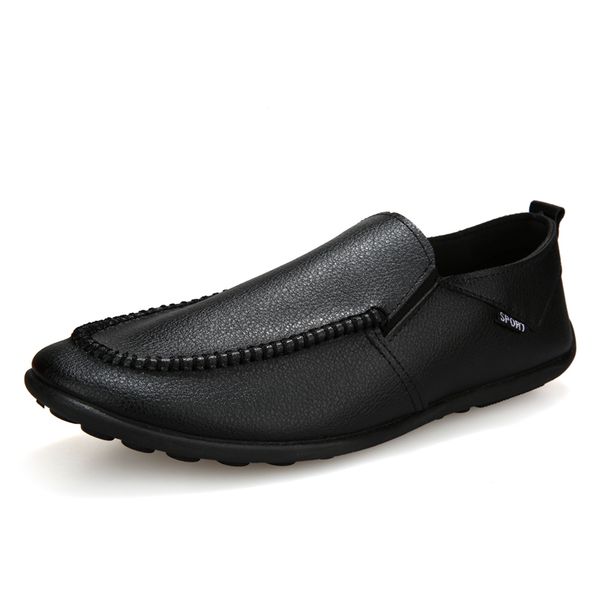 contracted style male shoe is light and soft the leather shoes bean bean shoe that wears at ordinary times lazy person blac, Black
contracted style male shoe is light and soft the leather shoes bean bean shoe that wears at ordinary times lazy person blac, Black