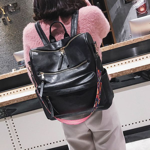 retro large capacity backpack travel backpacks for women pu leather rucksack women's travel backpacks shoulder girls school bags
retro large capacity backpack travel backpacks for women pu leather rucksack women's travel backpacks shoulder girls school bags