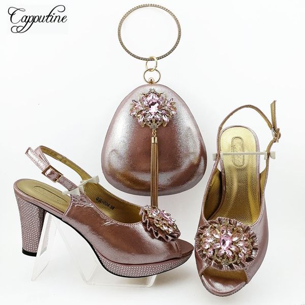 pu leather elegant woman shoes and bag set nigerian style rhinestone high heels shoes and bag set for party, Black
pu leather elegant woman shoes and bag set nigerian style rhinestone high heels shoes and bag set for party, Black