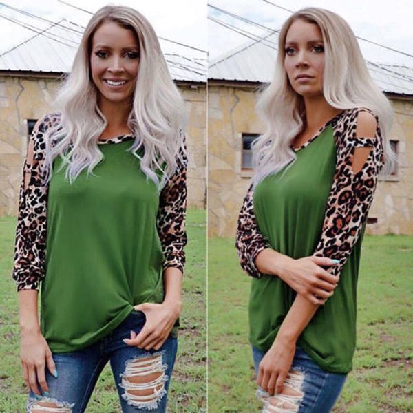 новый зеленый leopard t-shirt женщины с плеча t-shirt свободный свободный леопард с длинным рукавом весна осень леди мода футболка, White
новый зеленый leopard t-shirt женщины с плеча t-shirt свободный свободный леопард с длинным рукавом весна осень леди мода футболка, White