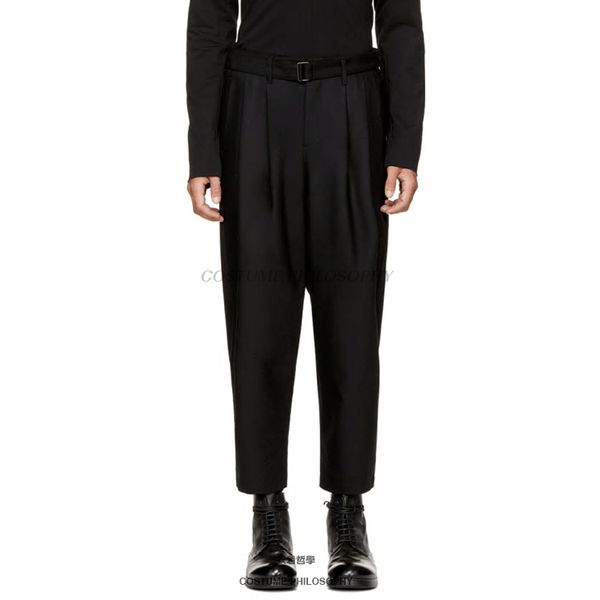 new arrive 27-44 2018 men's clothing gd hair stylist fashion catwalk street sendbelt casual harem pants plus size costumes, Black
new arrive 27-44 2018 men's clothing gd hair stylist fashion catwalk street sendbelt casual harem pants plus size costumes, Black