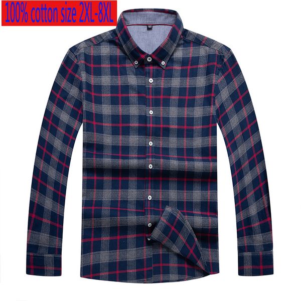 new arrival fashion super large men spring autumn flannel plaid men shirt long sleeve 100%cotton plus size 2xl3xl4xl5xl6xl7xl8xl, White;black
new arrival fashion super large men spring autumn flannel plaid men shirt long sleeve 100%cotton plus size 2xl3xl4xl5xl6xl7xl8xl, White;black
