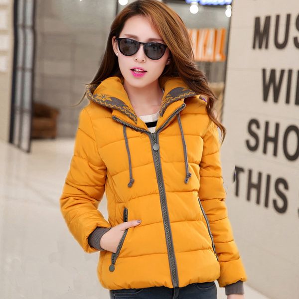 solid short women down jacket winter fashion down coat female thicken warm parkas slim thickening clothes, Black
solid short women down jacket winter fashion down coat female thicken warm parkas slim thickening clothes, Black