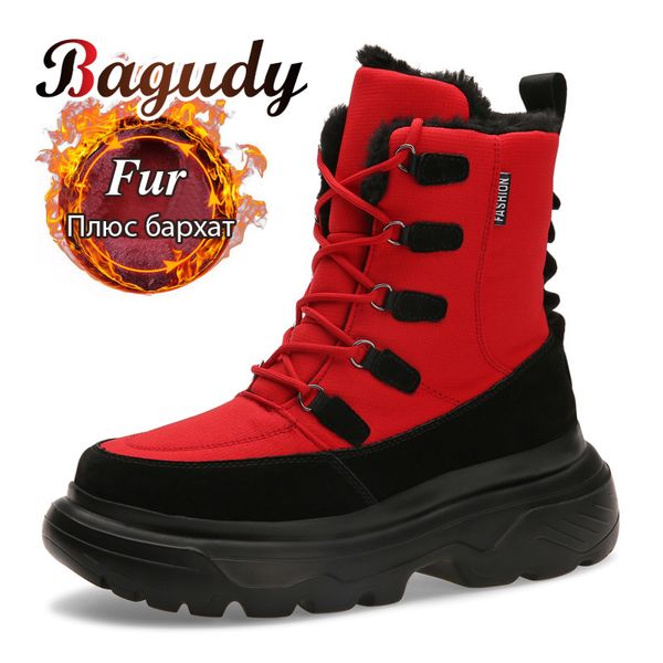 2019 winter men boots shoes men waterproof snow boots winter warm plush footwear male fashion casual boot sneakers size 39-46, Black
2019 winter men boots shoes men waterproof snow boots winter warm plush footwear male fashion casual boot sneakers size 39-46, Black
