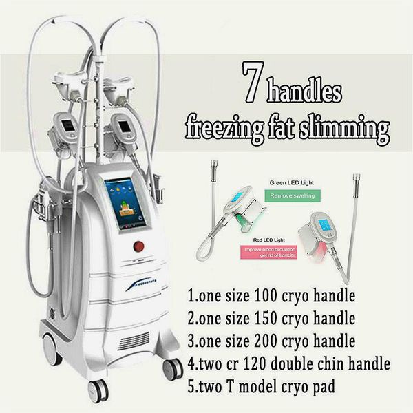 7 in 1 cryolipolysis with 7 cryo handles 40k rf facial rf 6 pads lase cavitation 360°double chin fat e slimming machine ce
7 in 1 cryolipolysis with 7 cryo handles 40k rf facial rf 6 pads lase cavitation 360°double chin fat e slimming machine ce