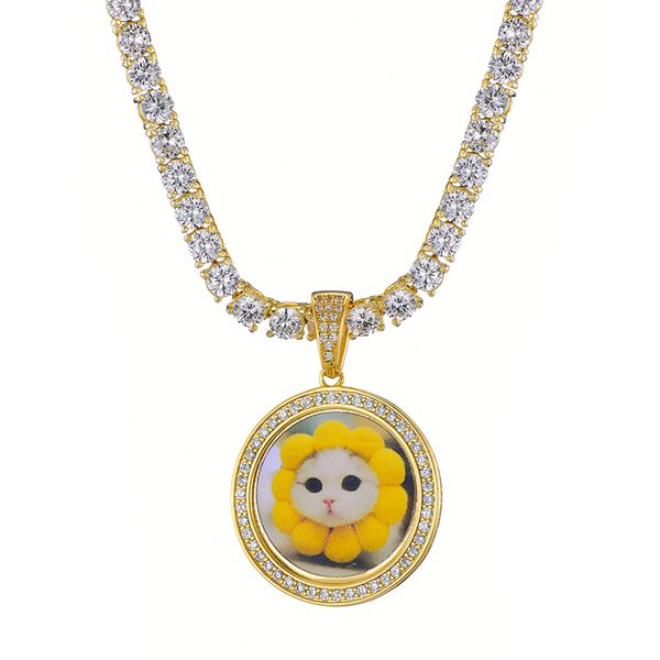 custom p round medallions necklace & pendant with tennis chain gold silver color cubic zircon men's woman hip hop jewellery
custom p round medallions necklace & pendant with tennis chain gold silver color cubic zircon men's woman hip hop jewellery