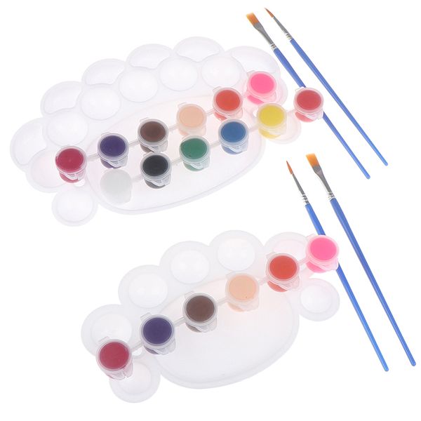 12 color paints with 2 brushs diy graffiti pigment set for oil painting wall diy
12 color paints with 2 brushs diy graffiti pigment set for oil painting wall diy