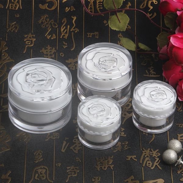 5 г / 10 г / 15g / 20g / 30g акриловые empty крем jar косметическая тара с цветком крышкой
5 г / 10 г / 15g / 20g / 30g акриловые empty крем jar косметическая тара с цветком крышкой
