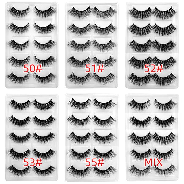 5 pairs mixing styles 3d faux mink hair false eyelashes wispy thick lashes handmade soft eye makeup extension tools
5 pairs mixing styles 3d faux mink hair false eyelashes wispy thick lashes handmade soft eye makeup extension tools