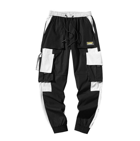 new hip hop streetwear men's multi pockets cargo harem pants casual male track pants joggers trousers fashion harajuku men, Black
new hip hop streetwear men's multi pockets cargo harem pants casual male track pants joggers trousers fashion harajuku men, Black