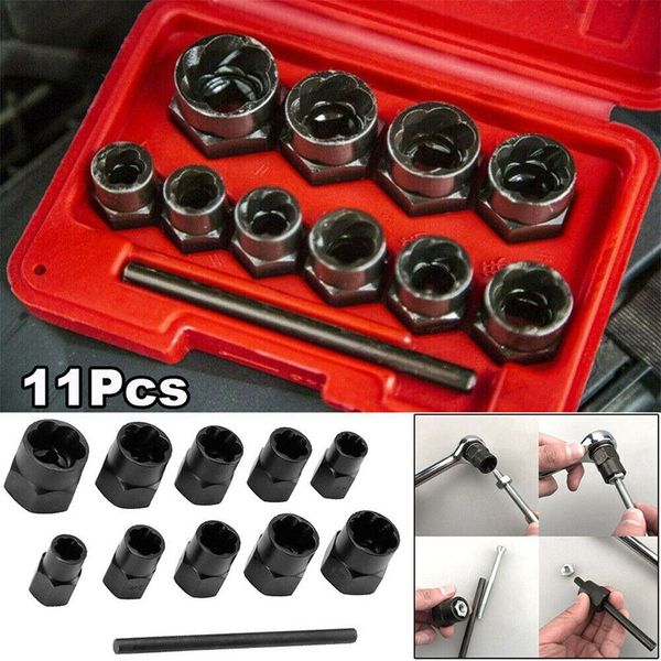 damaged lug nut bolts removal set screw extractor tool twists socket kit lock remover j2y
damaged lug nut bolts removal set screw extractor tool twists socket kit lock remover j2y