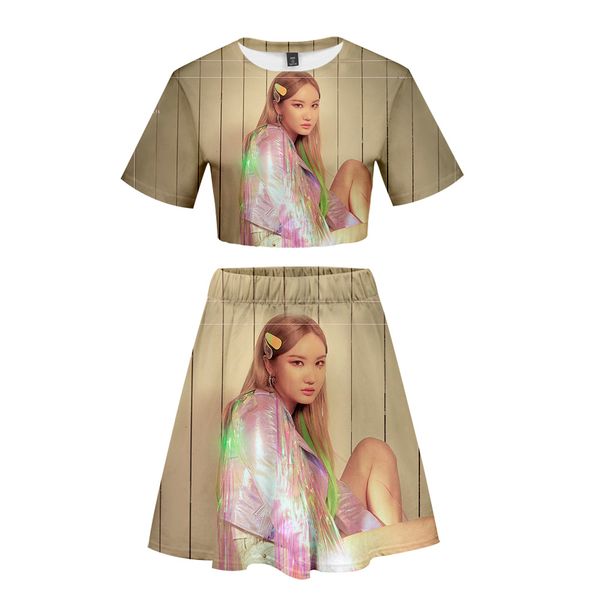 2019 exid short skirt suit 2 short sleeve t-shirt and skirt suit two piece casual exid new sets, Black
2019 exid short skirt suit 2 short sleeve t-shirt and skirt suit two piece casual exid new sets, Black