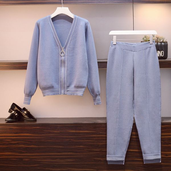 verhellen женщина повседневный костюм 2019 осень зима женщины zipper вязаная sportwear свитер + pant наборы 2 piece set женской одежды, White
verhellen женщина повседневный костюм 2019 осень зима женщины zipper вязаная sportwear свитер + pant наборы 2 piece set женской одежды, White