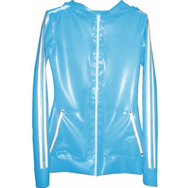 bras sets rubber latex light blue and white stripe with zipper hooded coat size xxs-xxl, Red;black
bras sets rubber latex light blue and white stripe with zipper hooded coat size xxs-xxl, Red;black